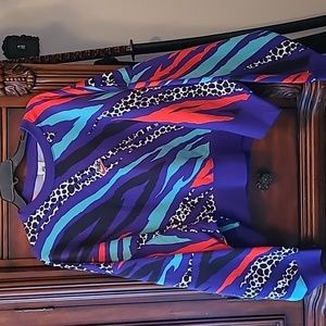 Ladies Nike Airloom Animal Print Sweatshirt Large NWT